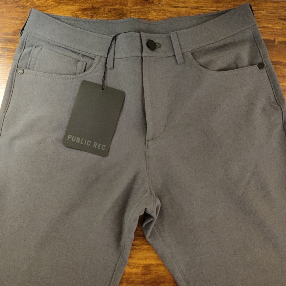 Public Rec dark grey pants active chinos